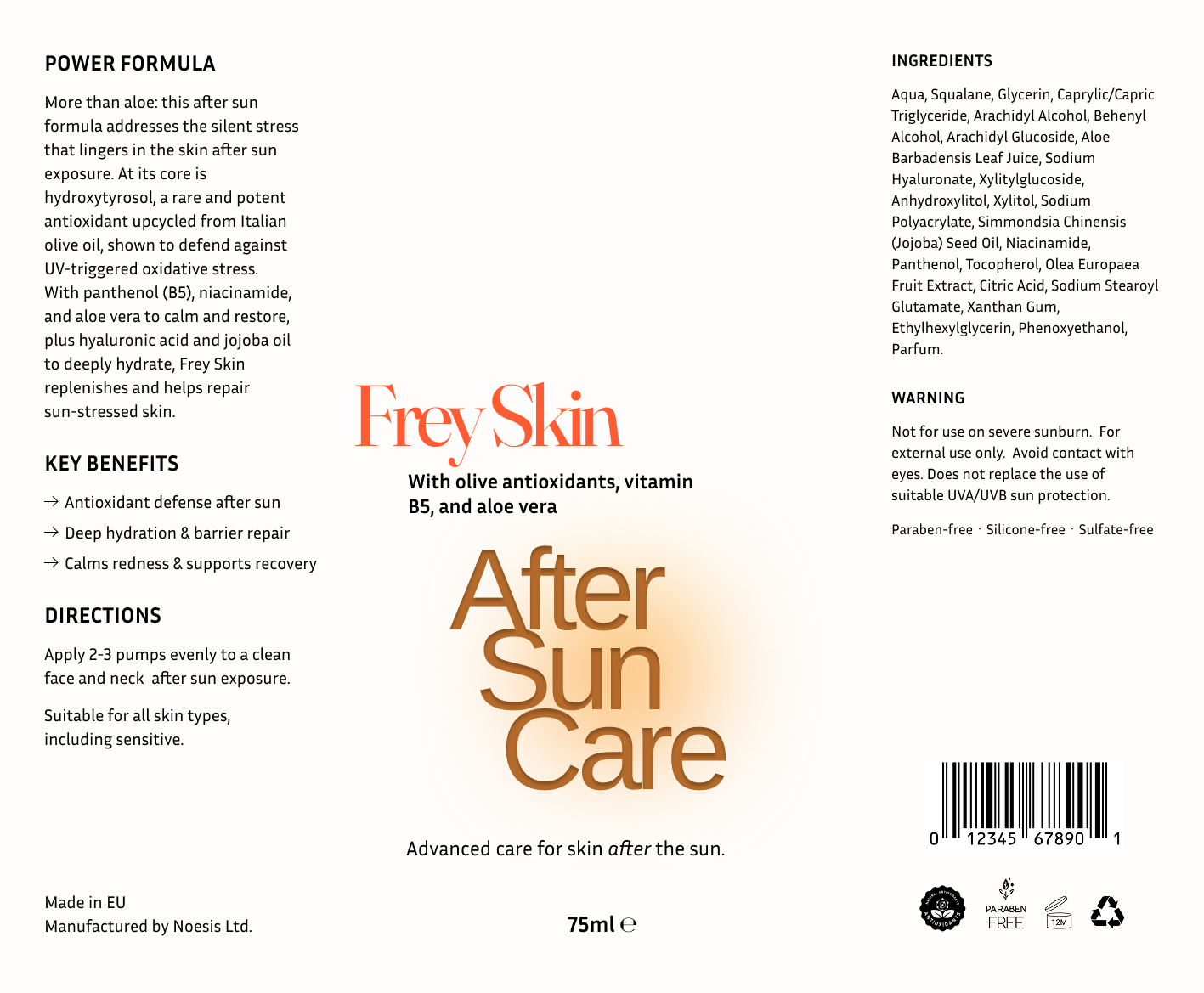 The After Sun Face Creme (75ml)